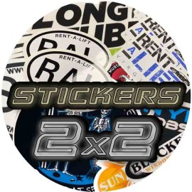 Die Cut Stickers - 2" x 2"