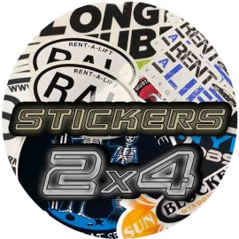 Die Cut Stickers - 2" x 4"