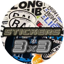 Die Cut Stickers - 3" x 3"