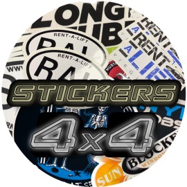 Die Cut Stickers - 4" x 4"