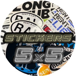 Die Cut Stickers - 5" x 5"